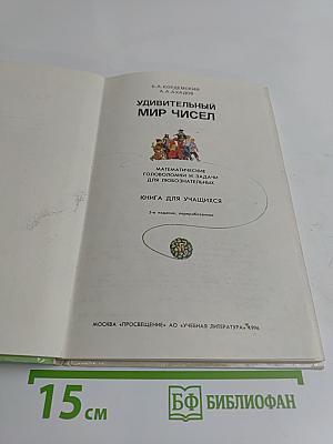 Удивительный мир чисел. Математические головоломки и задачи для любознательных