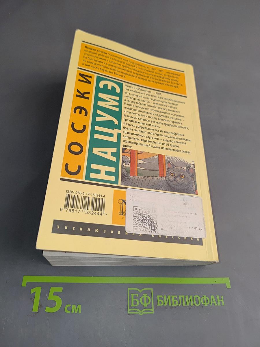 Соськи Наумэ. Ваш покорный слуга кот
