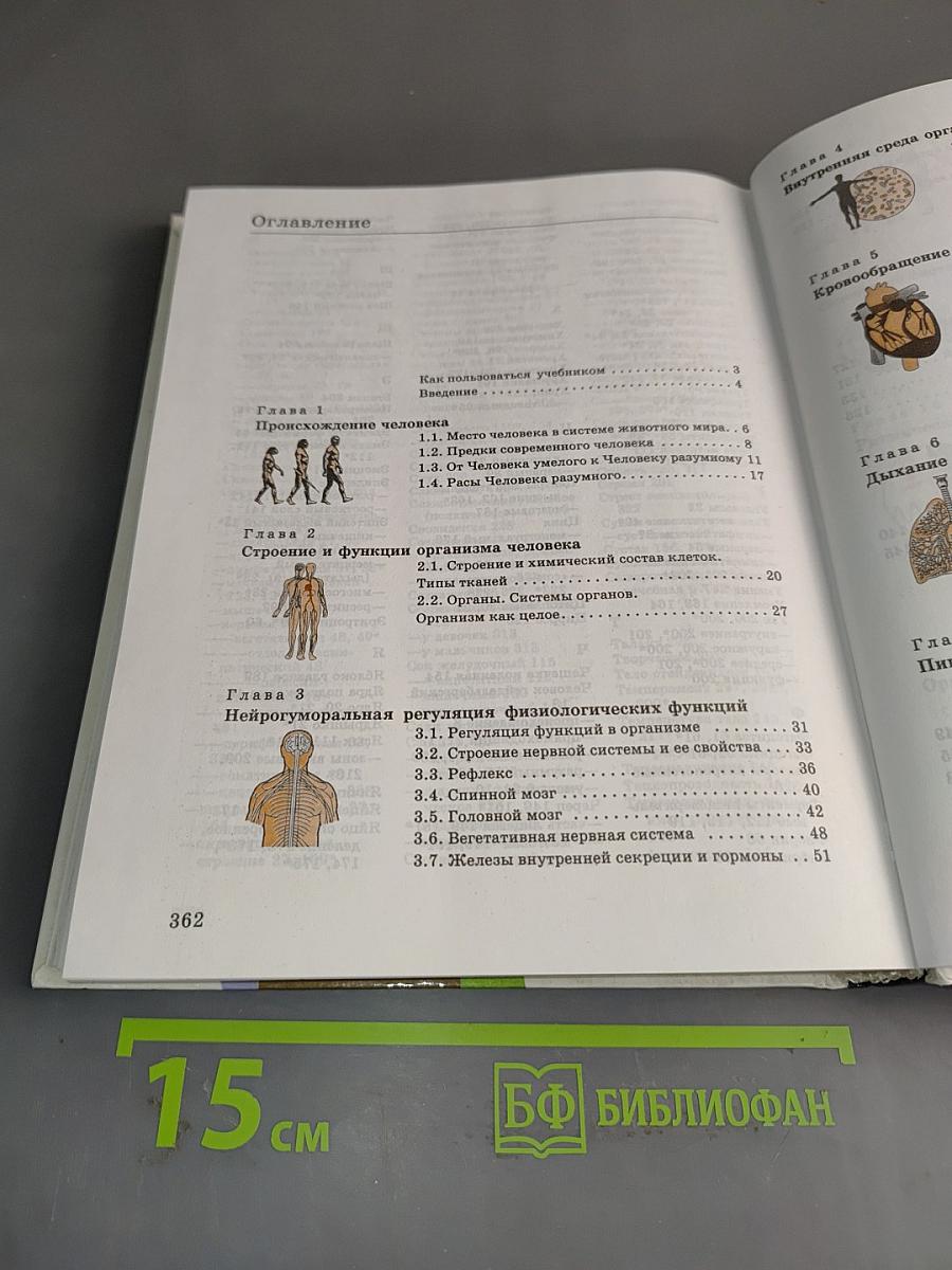 Человек. Основы физиологии и психологии. 9 класс