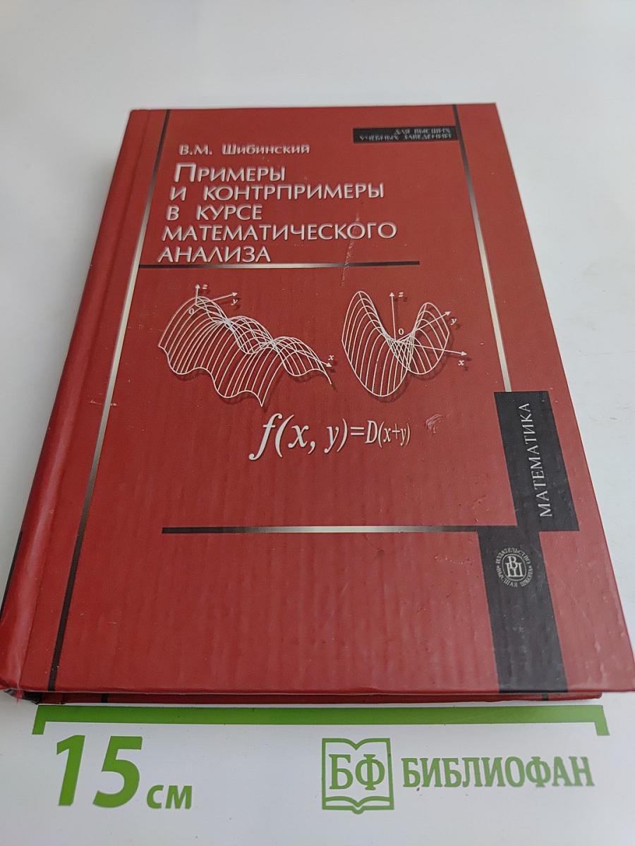 Примеры и контрпримеры в курсе математического анализа