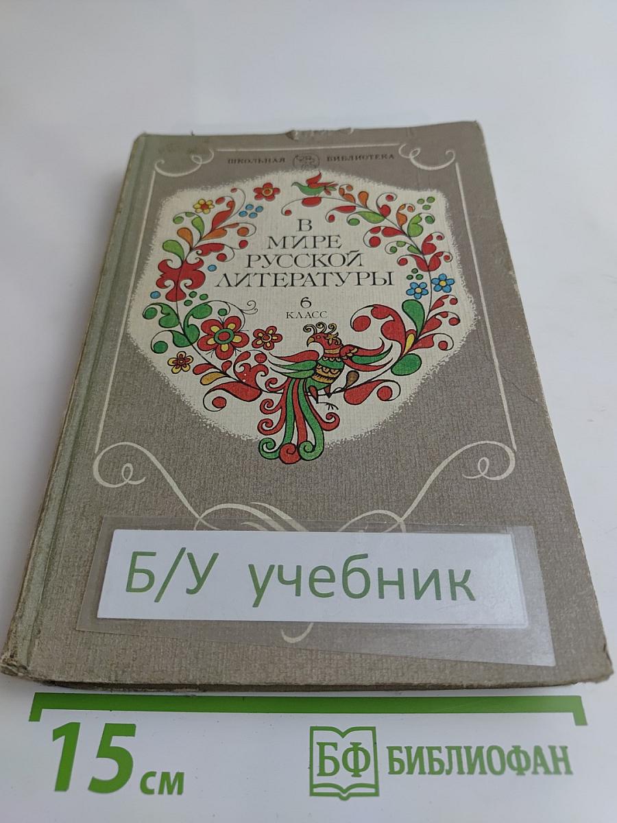 В мире русской литературы. Книга для внеклассного чтения. 6 класс