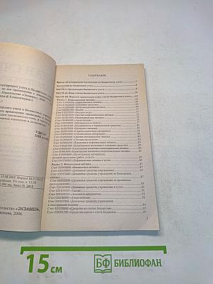 План счетов бухгалтерского учета в бюджетных учреждениях. Инструкция по его применению с изменениями и дополнениями
