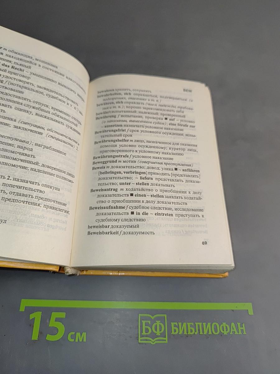 Немецко-русский и русско-немецкий юридический словарь