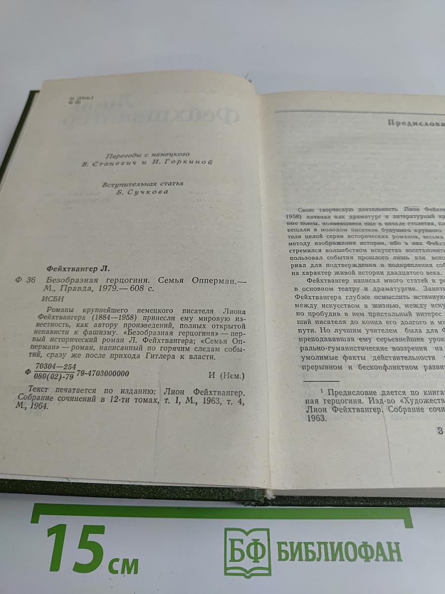 Безобразная герцогиня. Семья Опперман