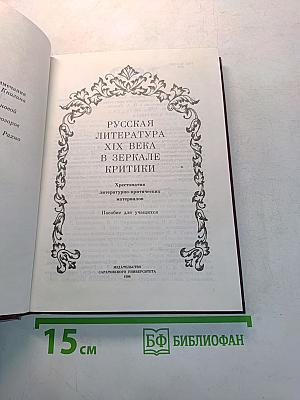 Русская литература XIX века в зеркале критики