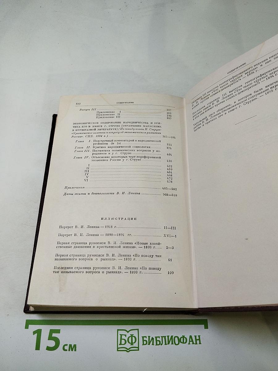 В. И. Ленин. Том 1. 1893-1894