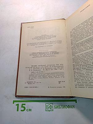 История зарубежной литературы XIX века