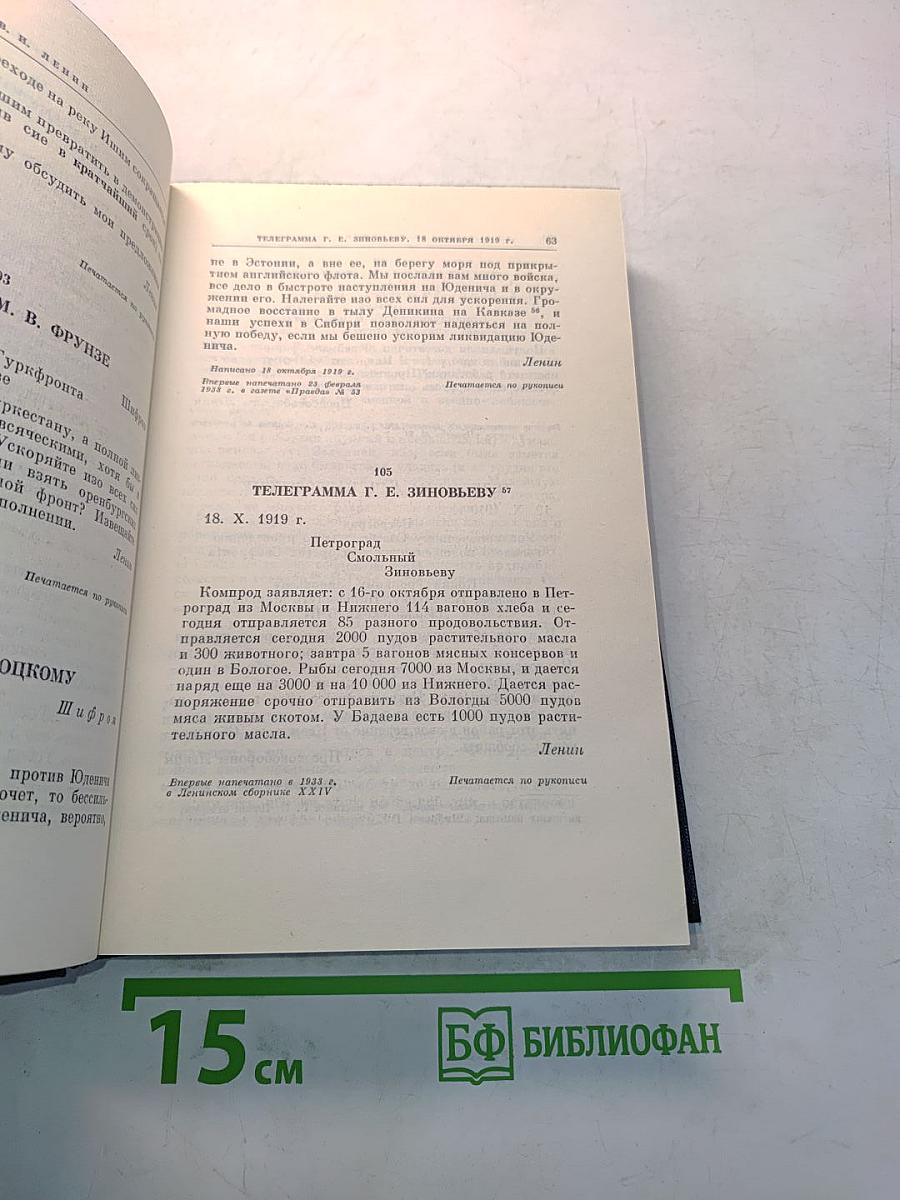 В. И. Ленин. Полное собрание сочинений. Том 51. Письма. Июль 1919 – ноябрь 1920