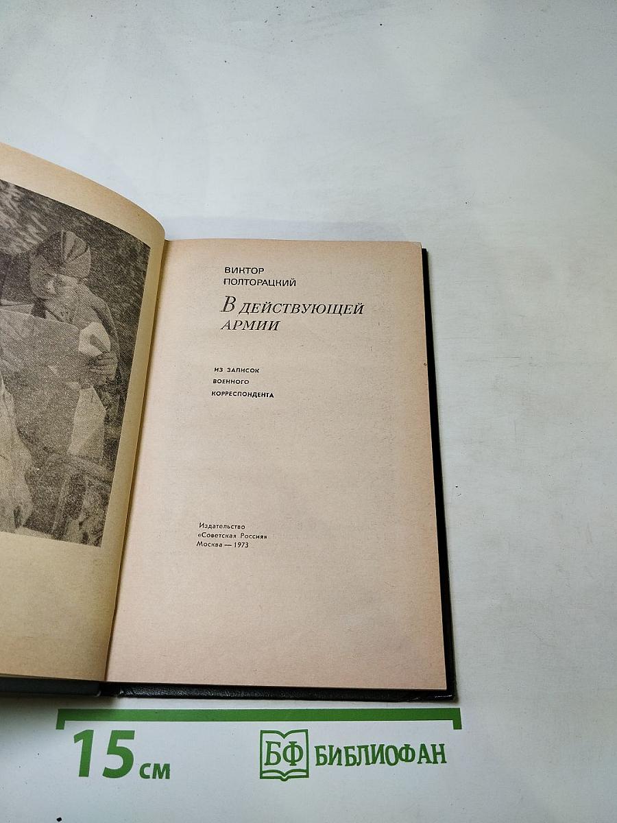 В действующей армии: Из записок военного корреспондента