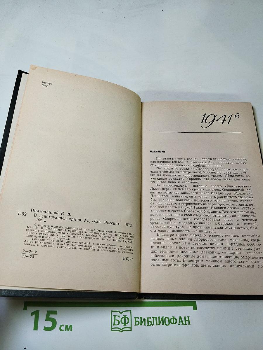 В действующей армии: Из записок военного корреспондента
