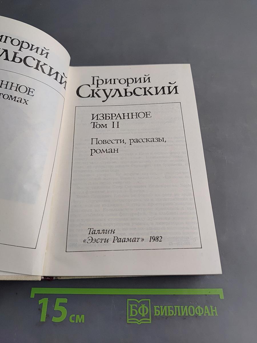 Избранное. Том II. Повести, рассказы, роман