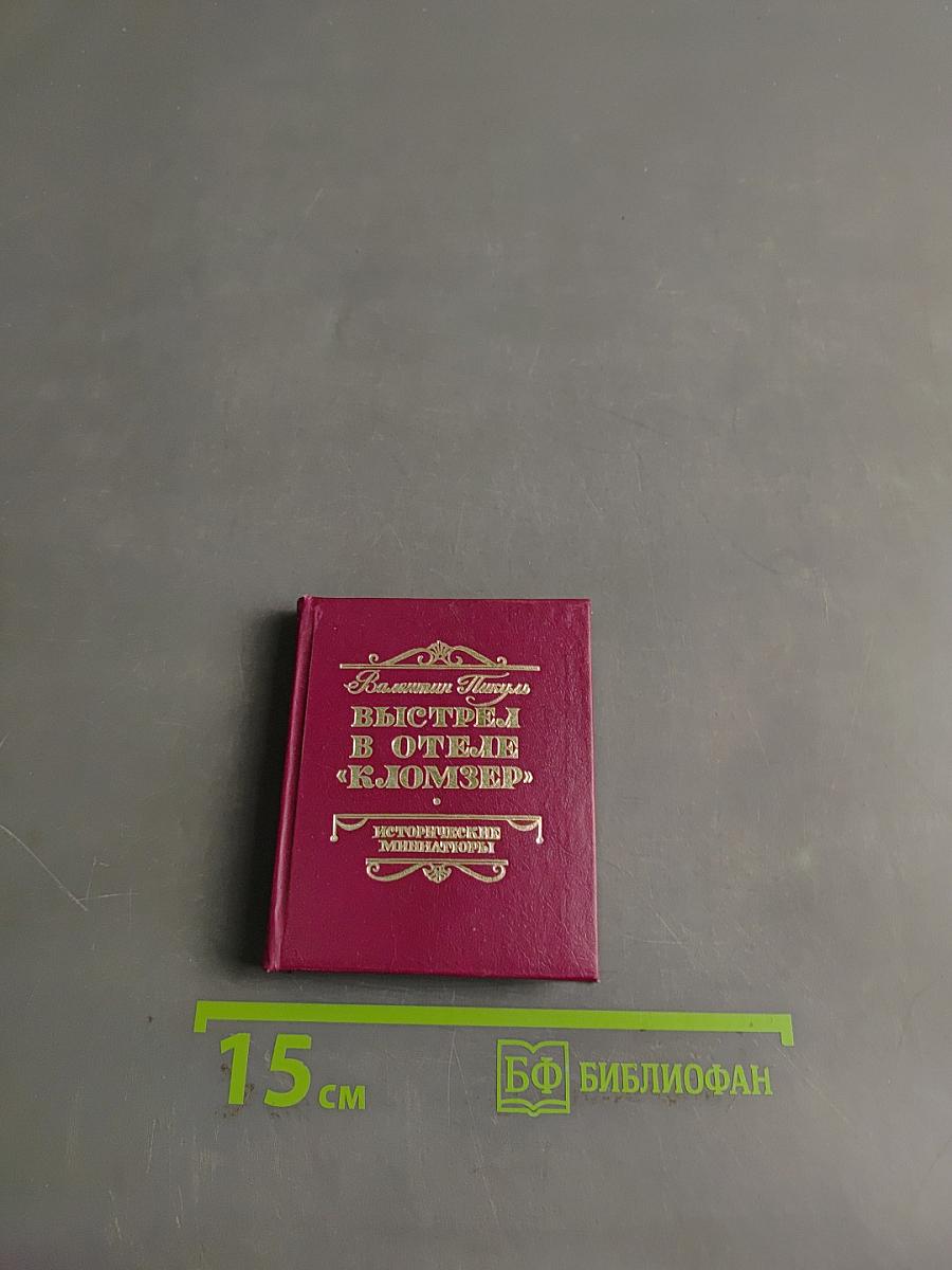 Выстрел в отеле «Кломзер»