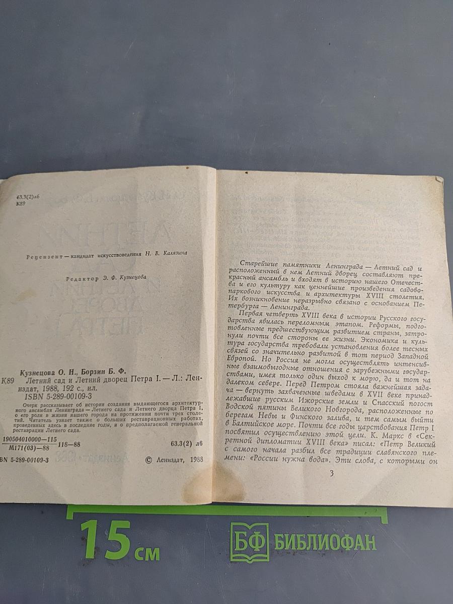 Летний сад и летний дворец Петра I