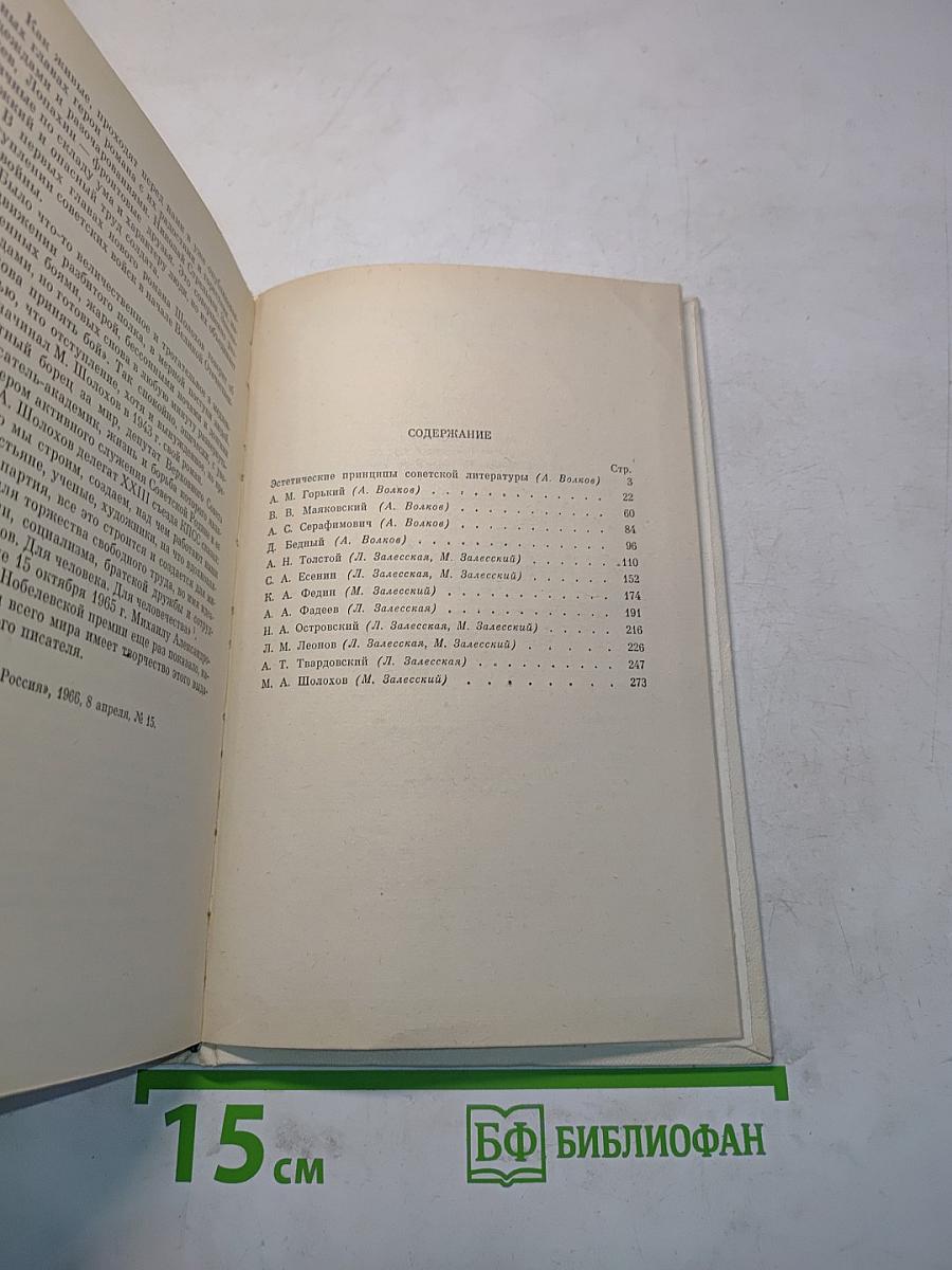 Советская литература. Выдающиеся русские писатели для студентов-иностранцев