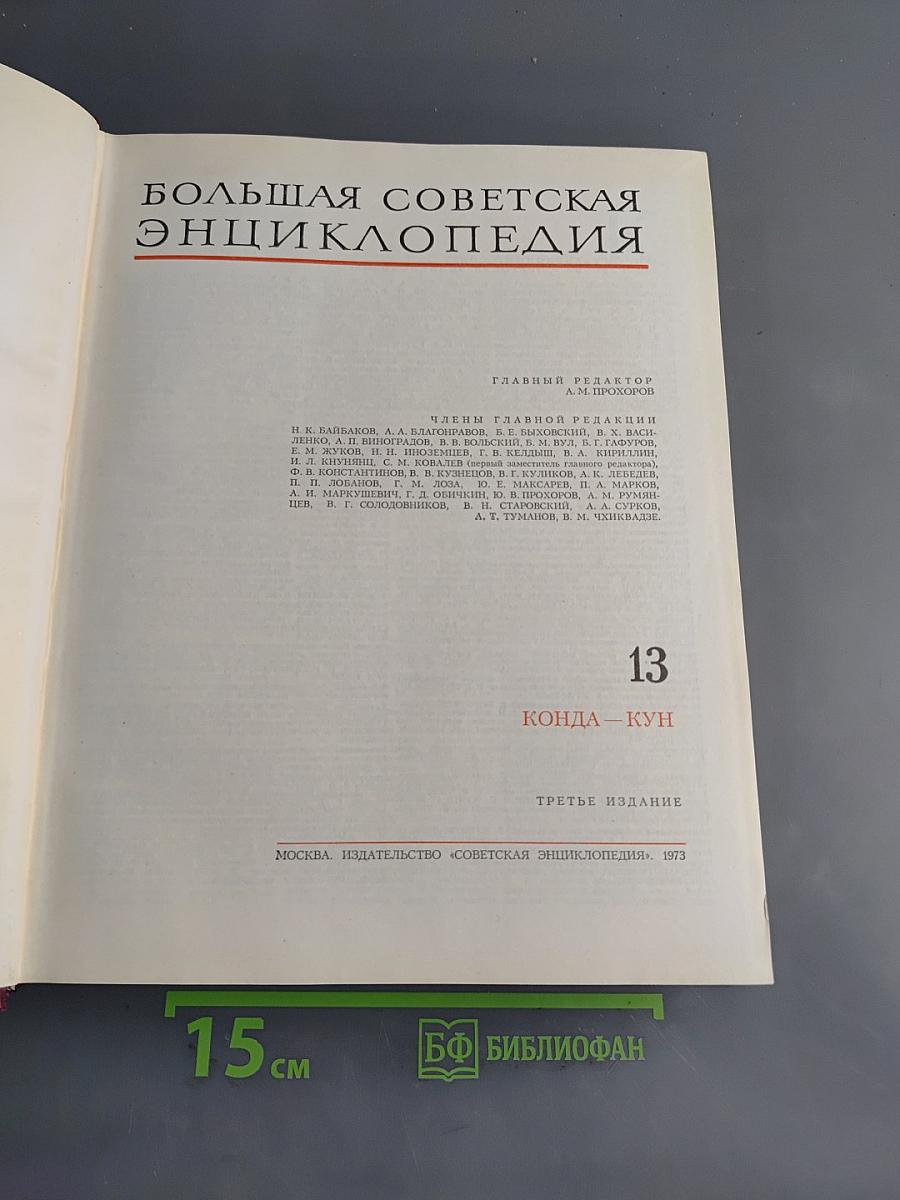 Большая Советская Энциклопедия. Том 13