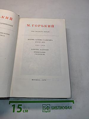 Собрание сочинений в тридцати томах. Том двадцать пятый. Жизнь Клима Самгина (Сорок лет). Заметки, наброски, примечания, указатели