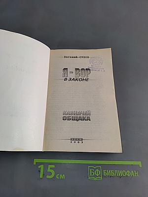 Я-вор в законе. Казначей общака