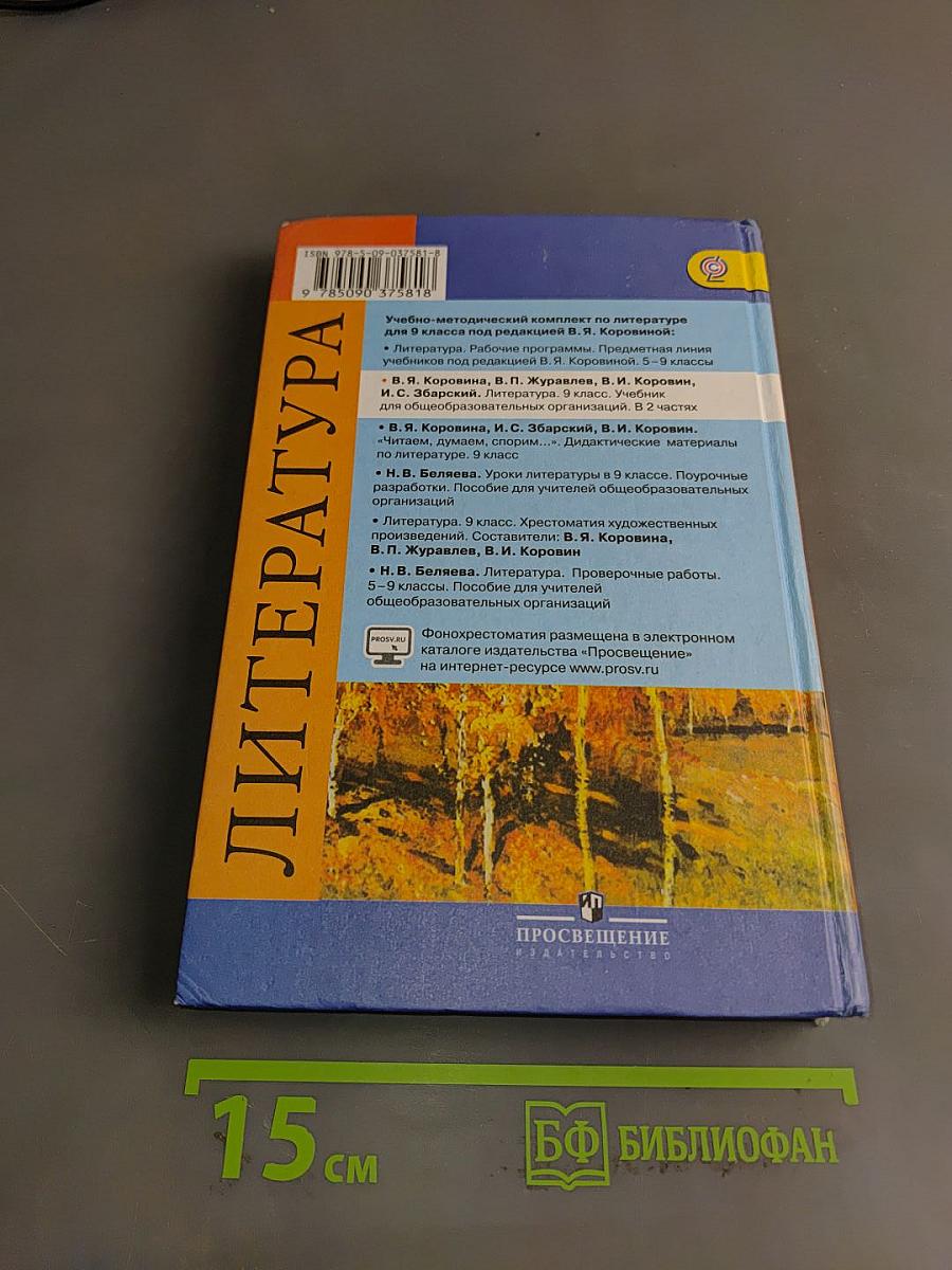 Литература. 9 класс. Часть 2