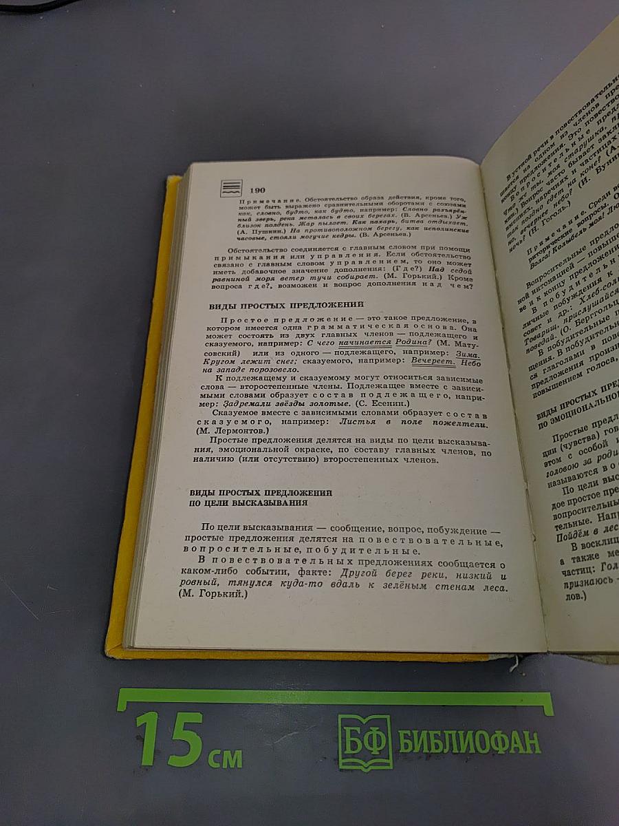 Русский язык. Справочник для учащихся