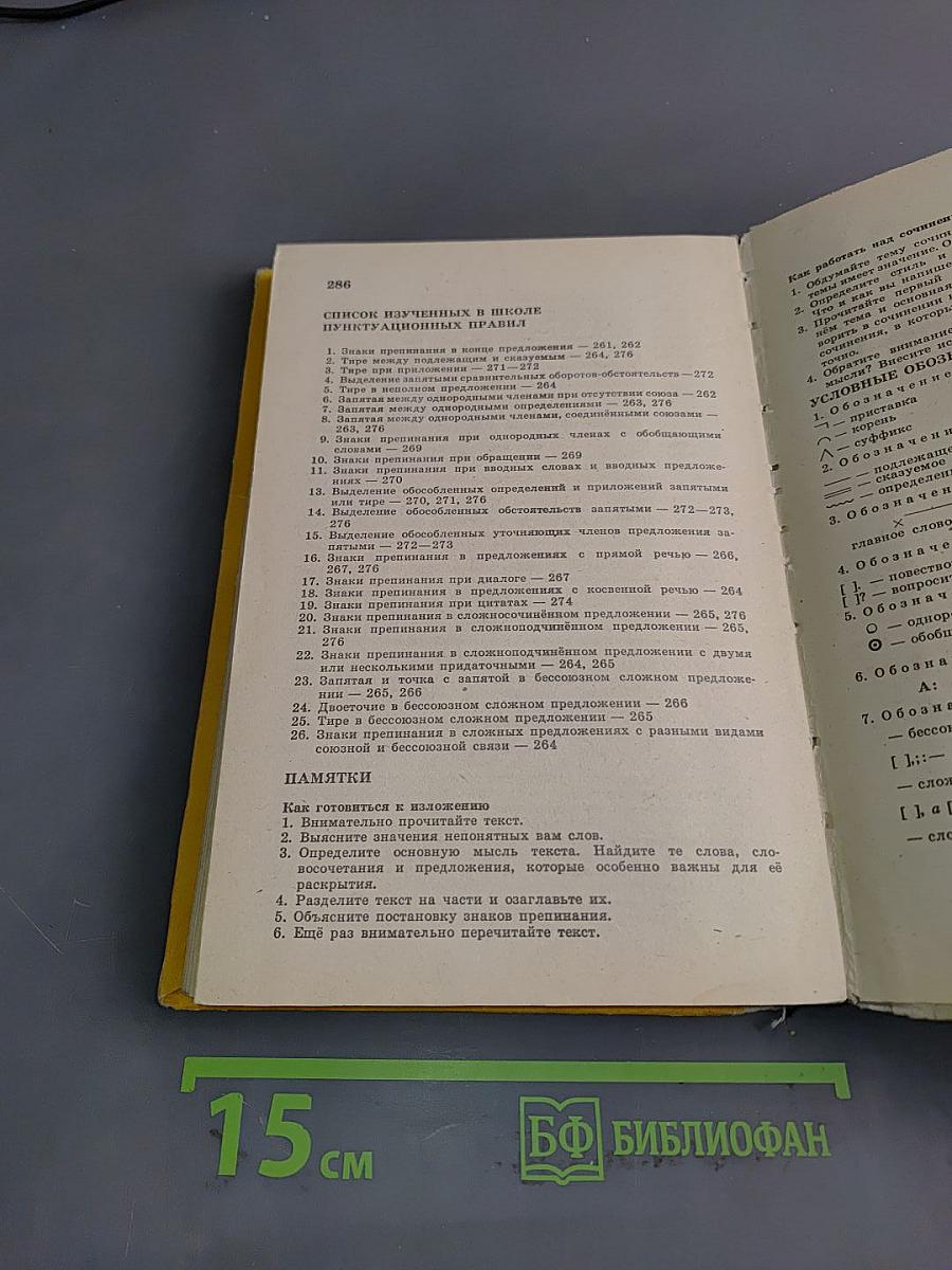 Русский язык. Справочник для учащихся