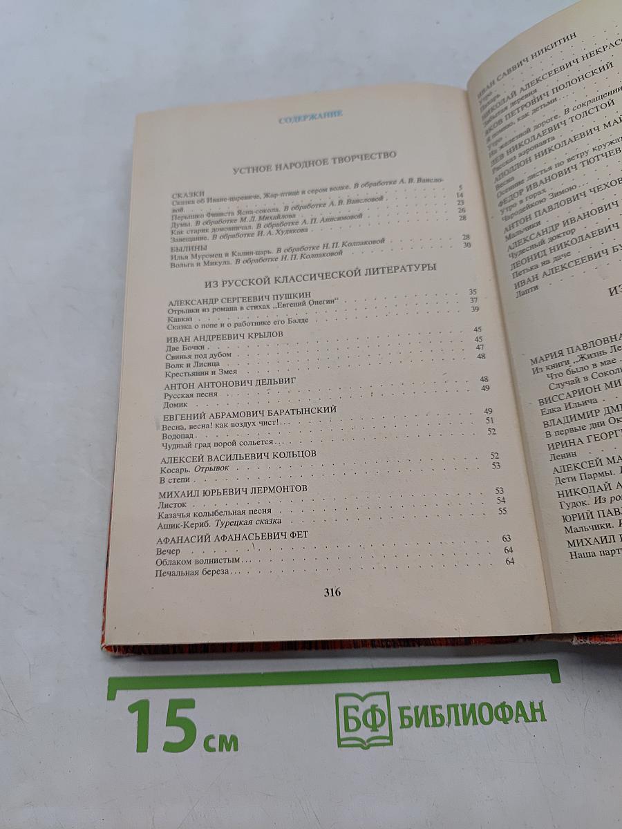 В мире русской литературы. Книга для внеклассного чтения. 4 класс