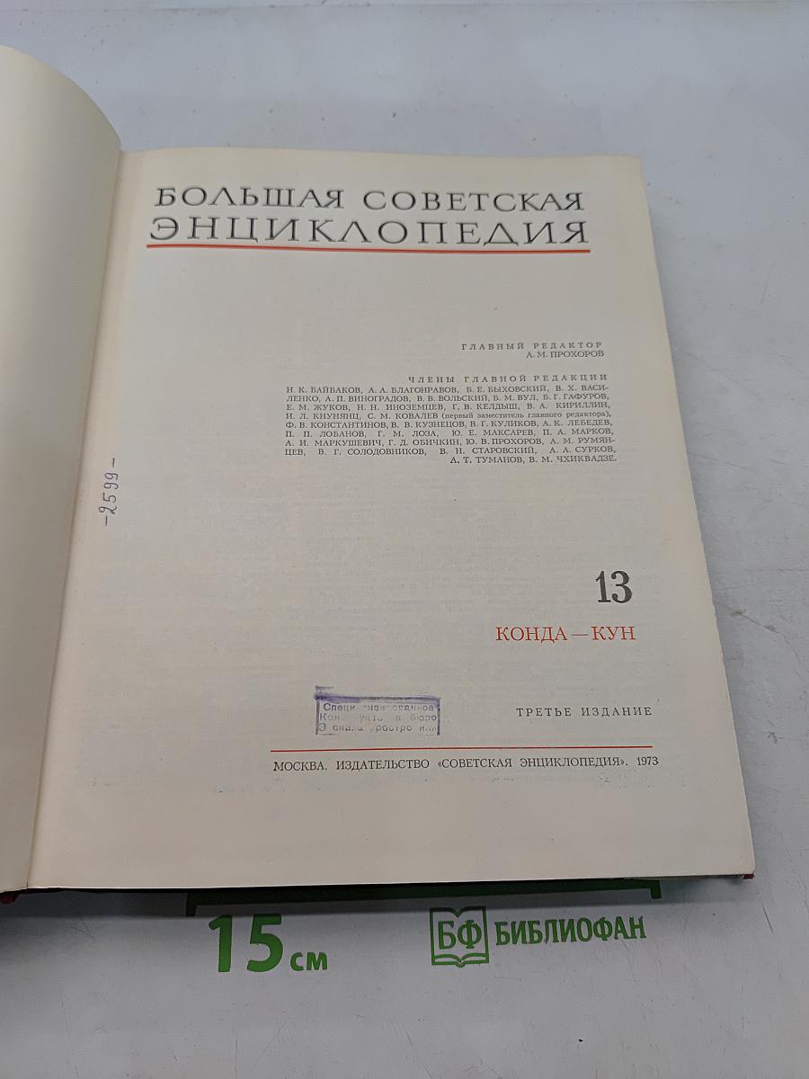 Большая Советская Энциклопедия. Том 13