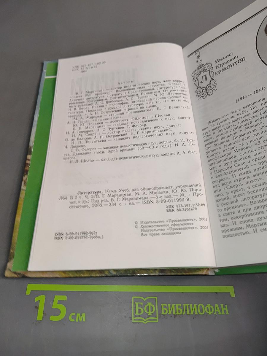 Литература 10 класс. Учебник для общеобразовательных учреждений. В двух частях. Часть 2