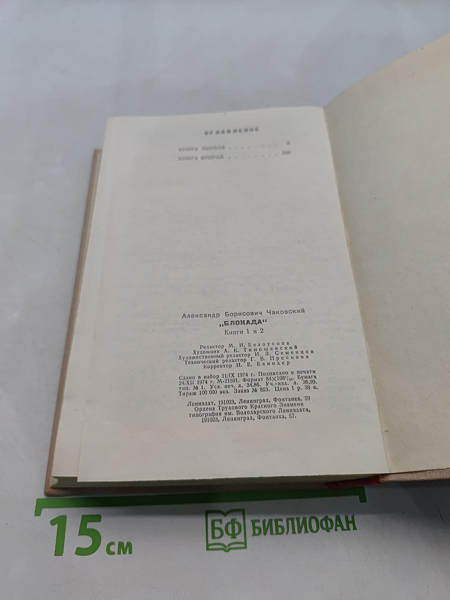 Блокада. Книги первая и вторая