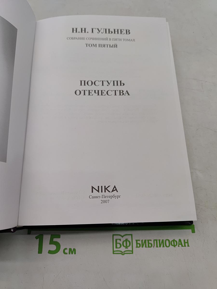 Поступь Отечества. Собрание сочинений в пяти томах. Том пятый