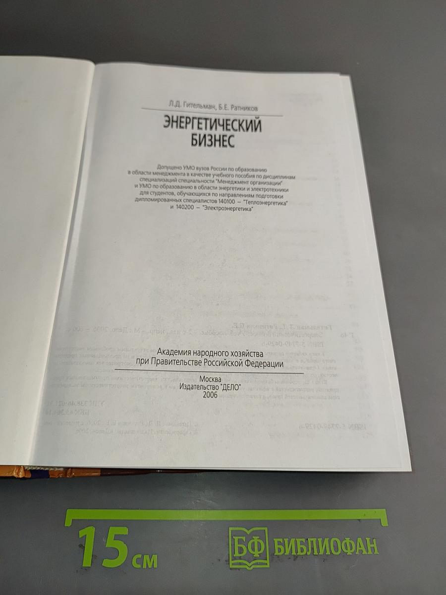 Энергетический бизнес