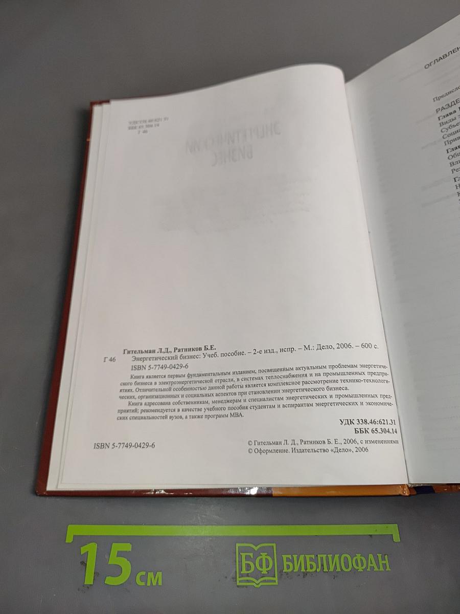 Энергетический бизнес