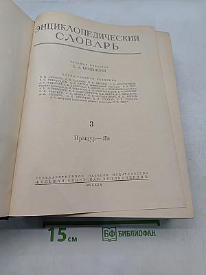 Энциклопедический словарь. Том 3. Пращур — Яя