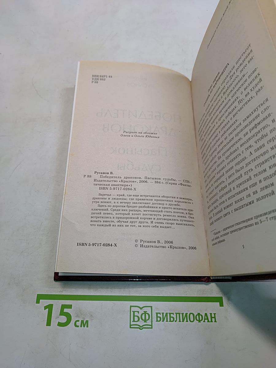 Победитель драконов. Пасынок судьбы