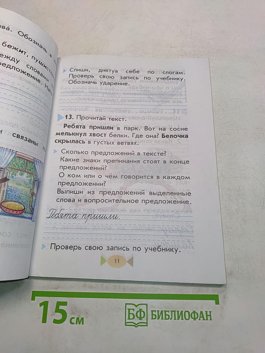 Русский язык. Учебник для 1 класса четырехлетней начальной школы