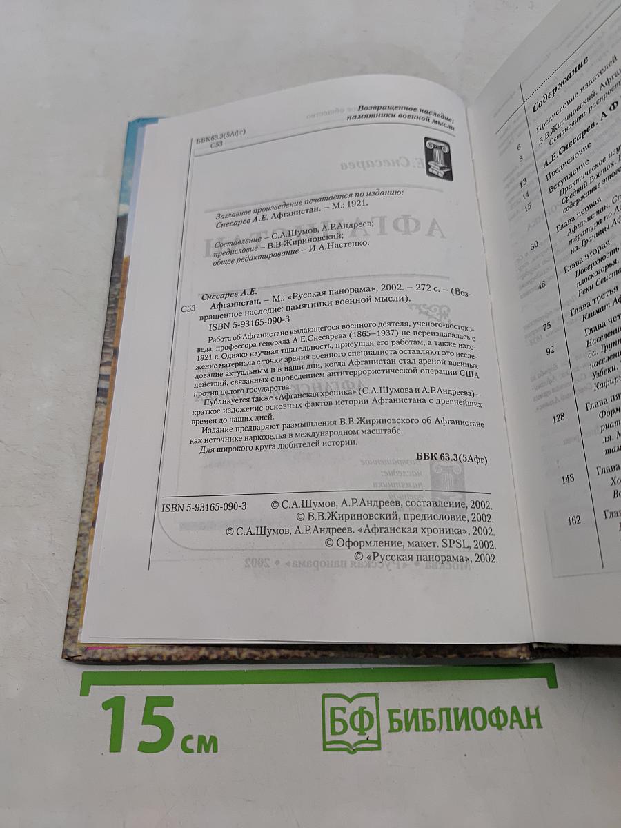 Афганистан. Афганская хроника