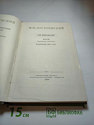 Бесы. Рукописные редакции. Наброски 1870-1872. Том двенадцатый