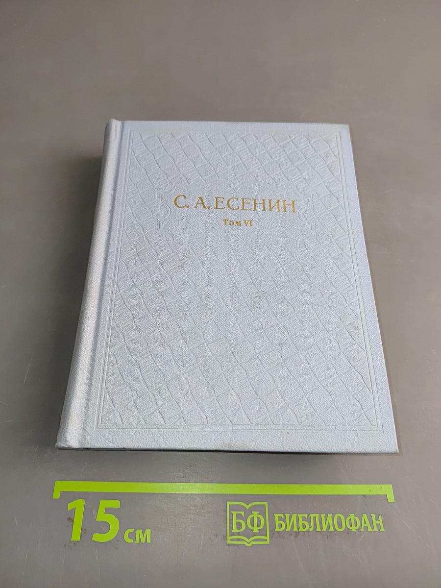 С. А. Есенин. Собрание сочинений. Том 6. Письма