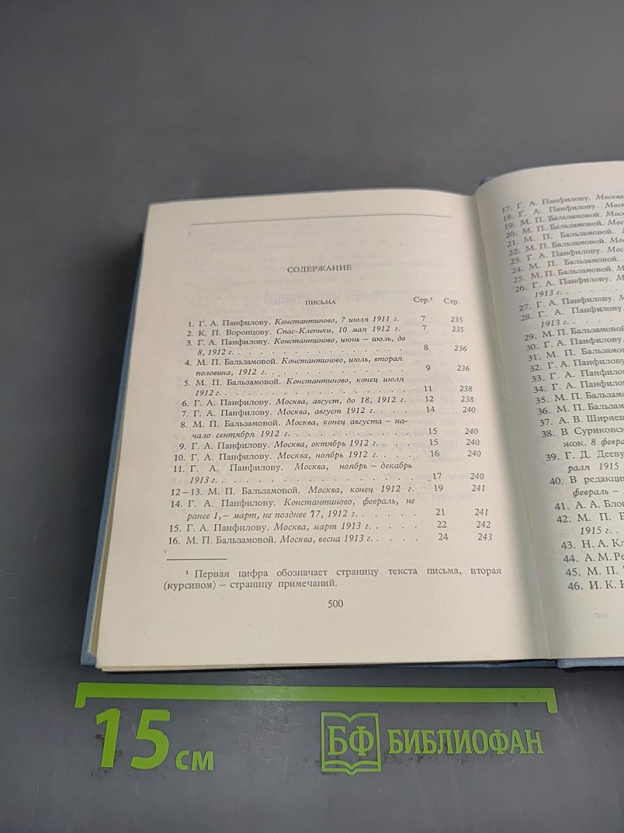С. А. Есенин. Собрание сочинений. Том 6. Письма
