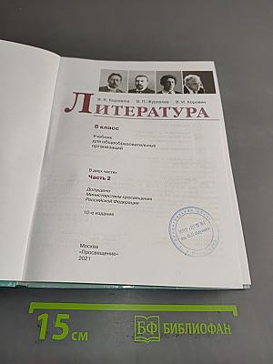 Литература. 8 класс. Часть 2