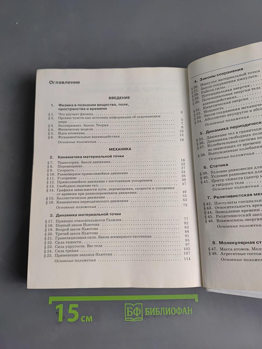 Физика 10 класс