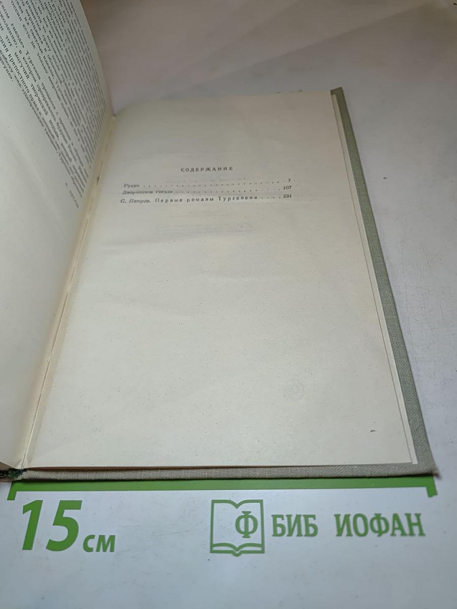 Собрание сочинений. Том второй: Рудин, Дворянское гнездо