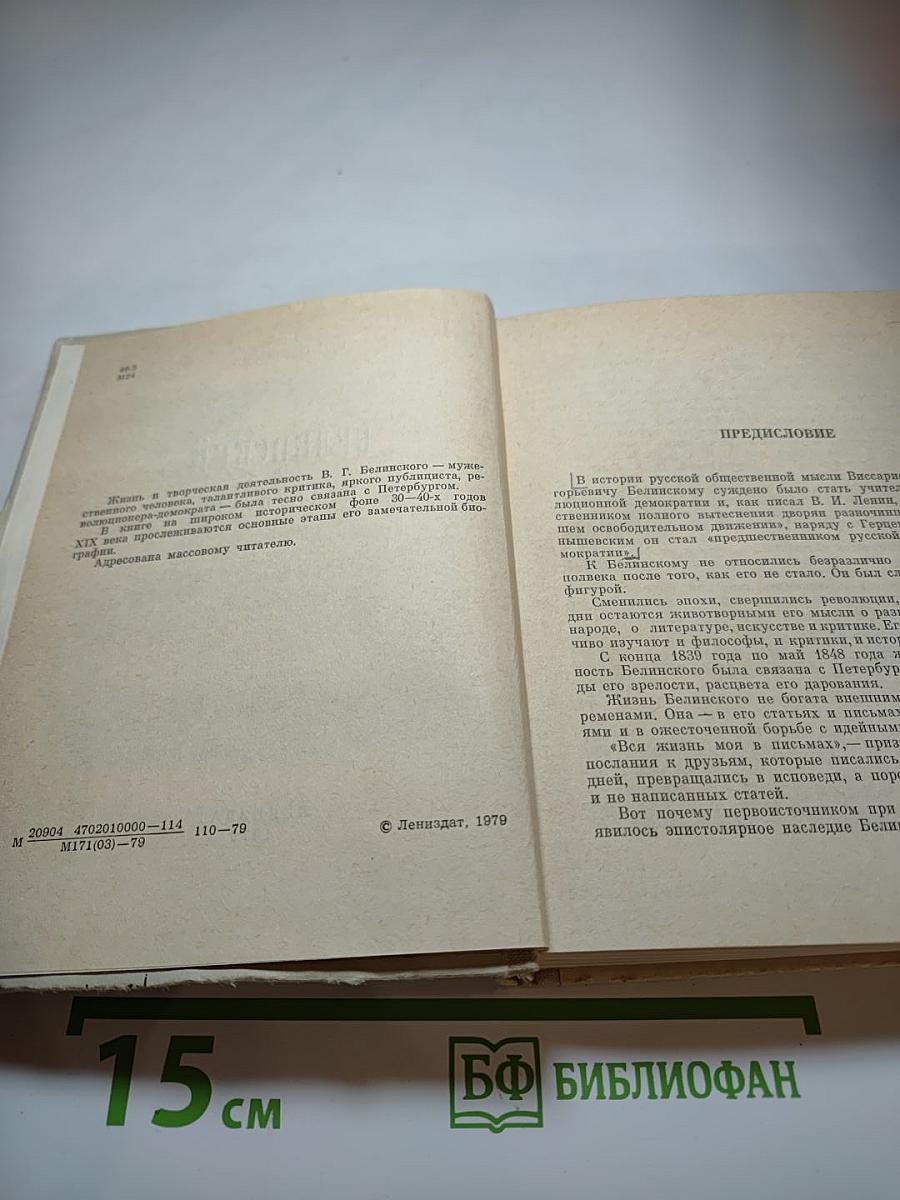 Белинский в Петербурге