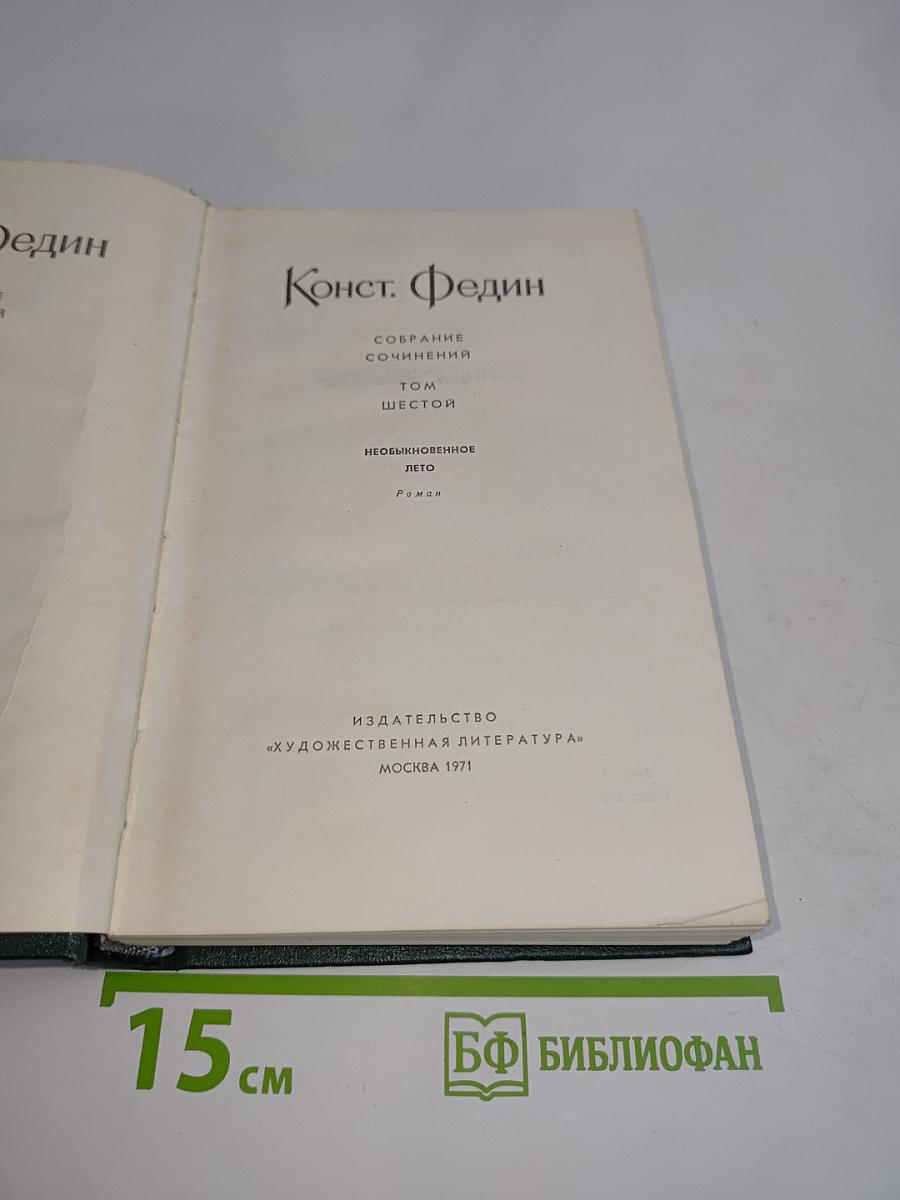 Необыкновенное лето. Роман. Том шестой