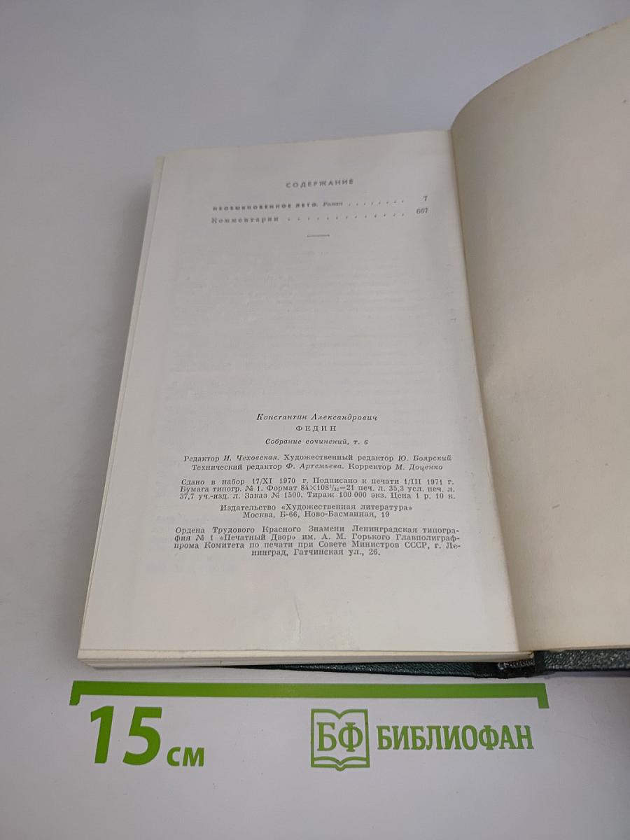 Необыкновенное лето. Роман. Том шестой