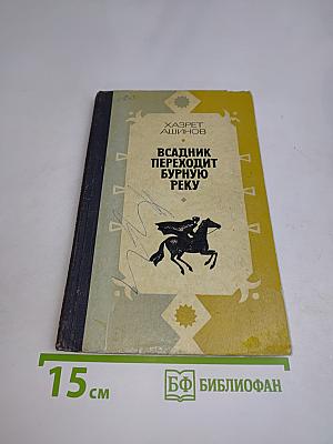 Всадник переходит бурную реку