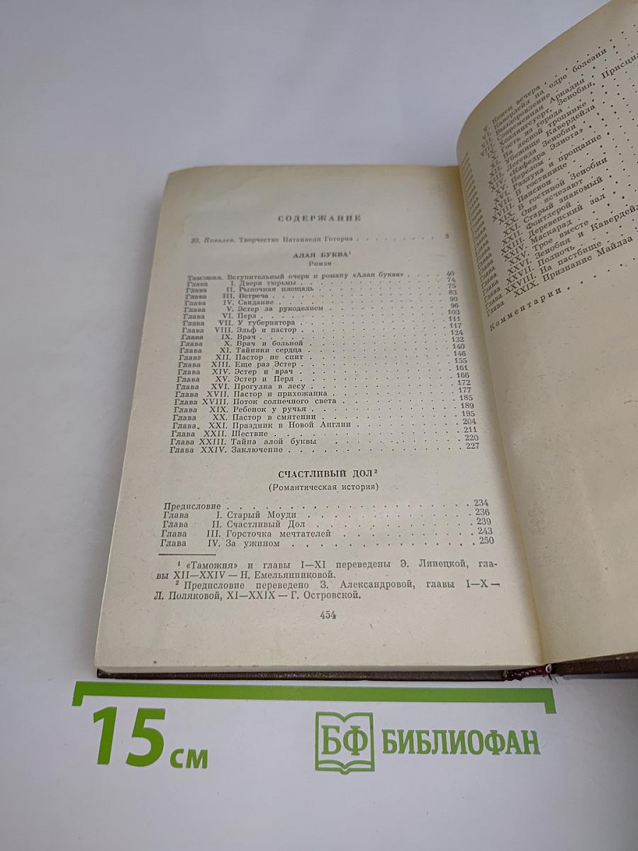Натаниель Готторн. Том первый