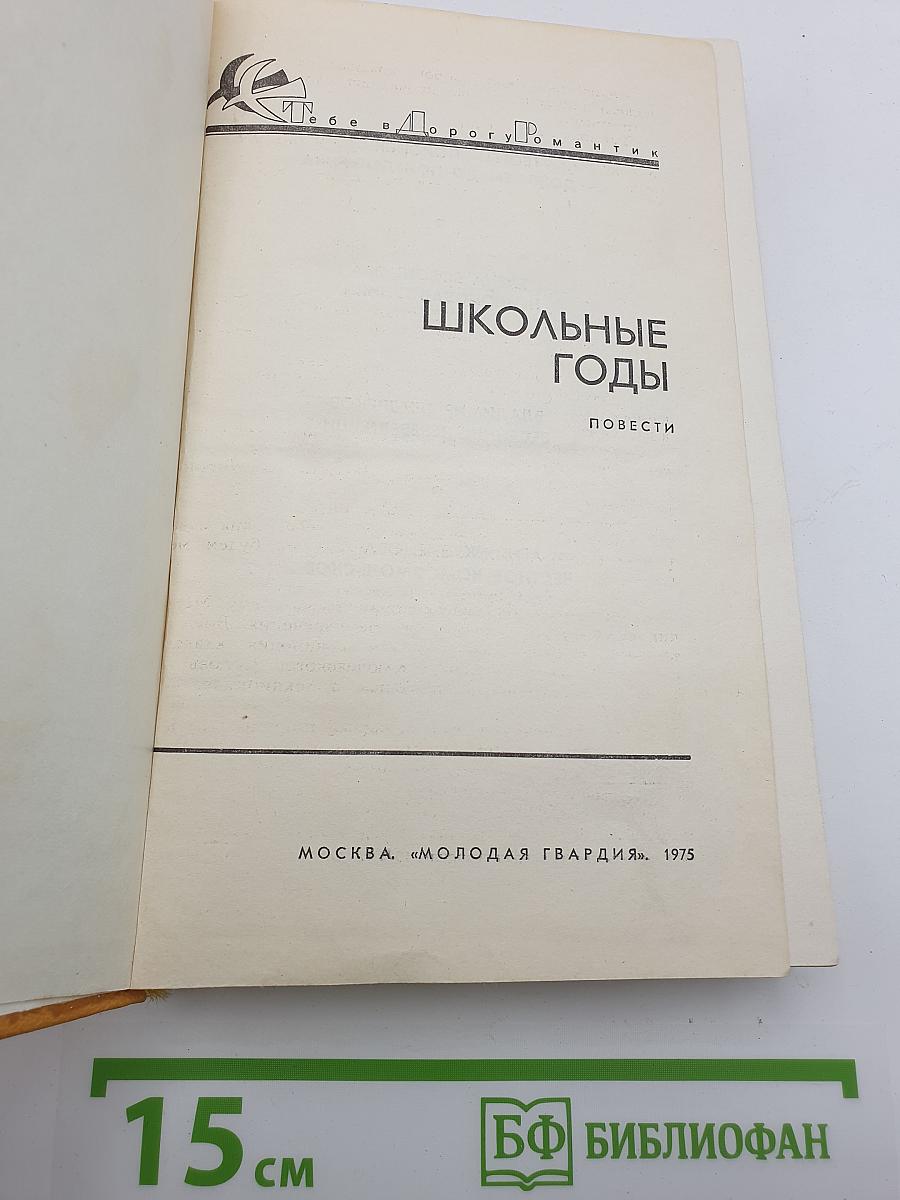 Школьные годы