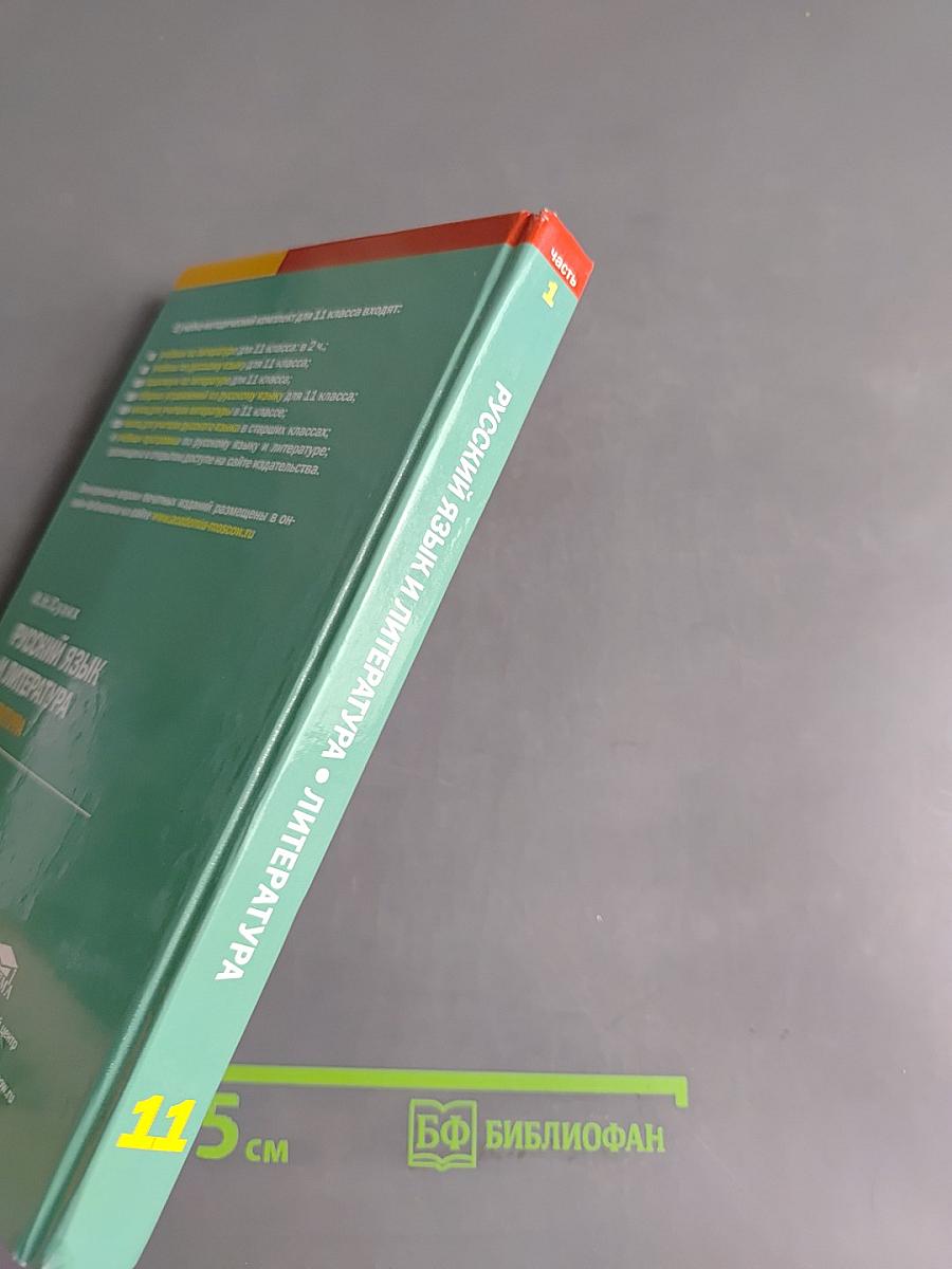 Русский язык и литература. Литература. 11 класс. Базовый уровень. Часть 1