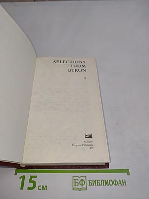 Selections from Byron