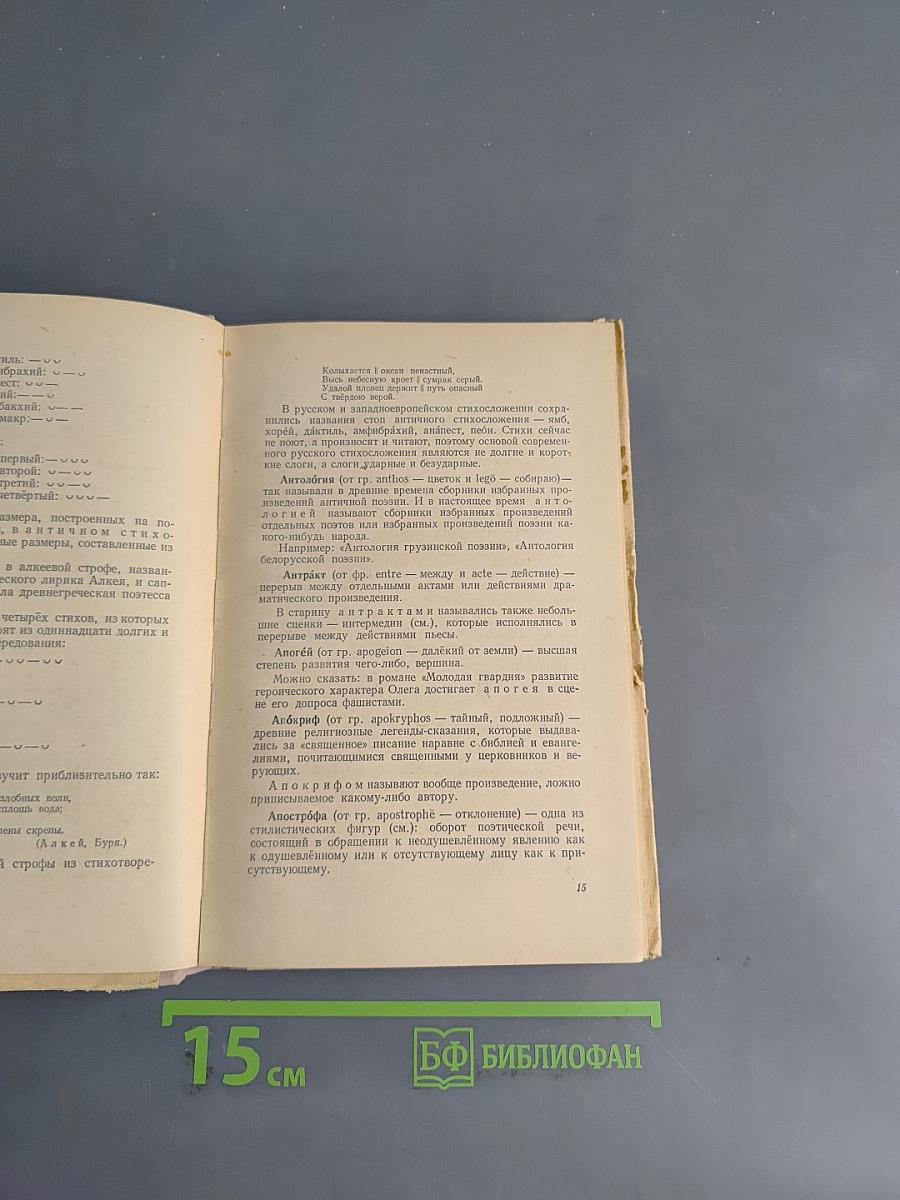 Краткий словарь литературоведческих терминов